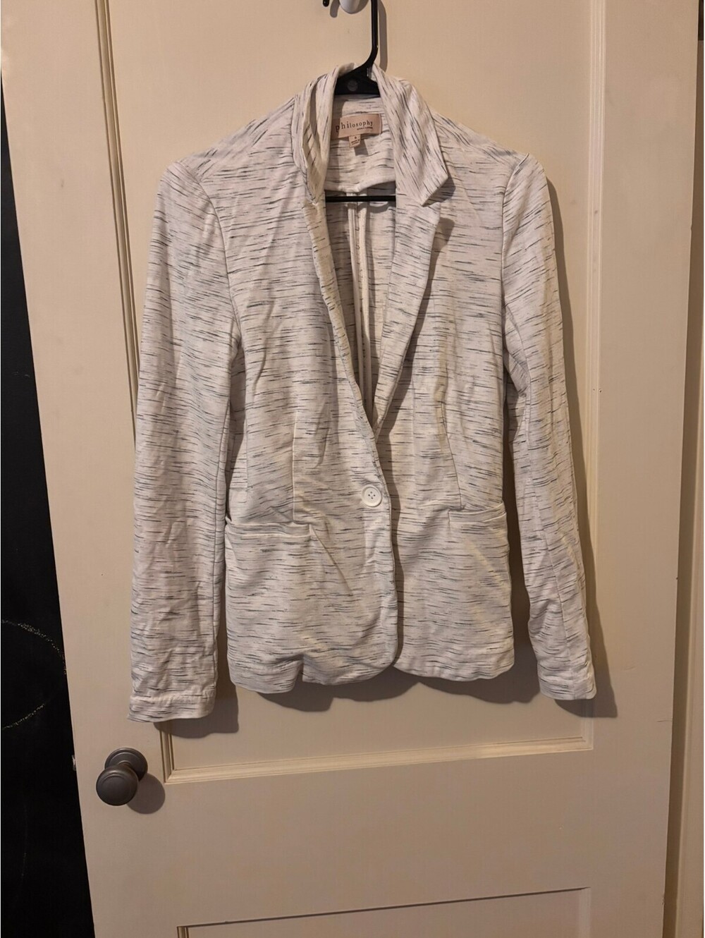 Philosophy marled knit blazer Small